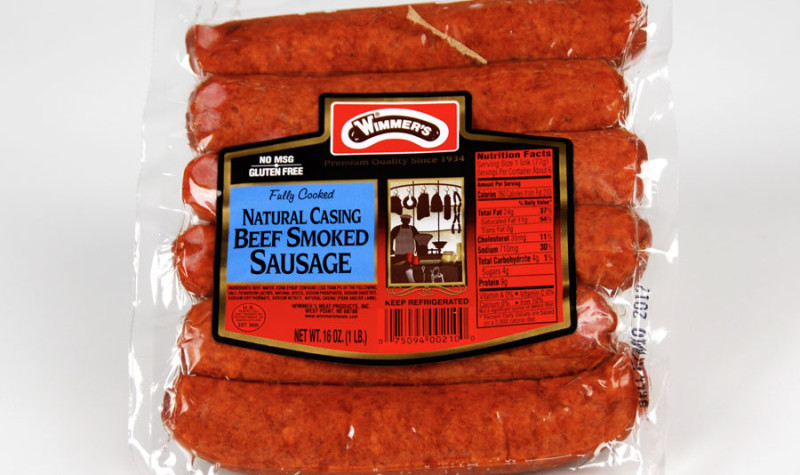 Natural Casing Wieners Wimmer s Meats